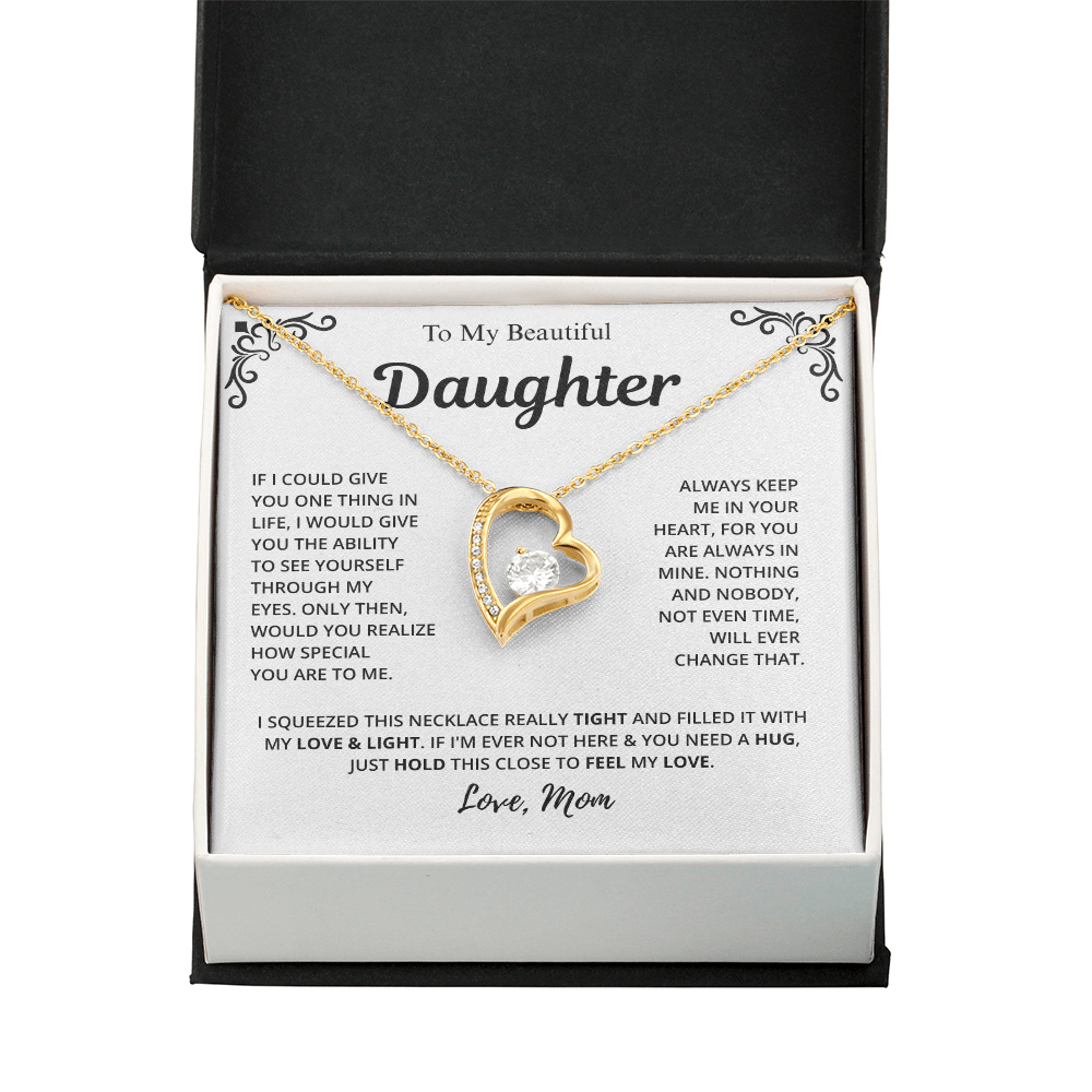 Mom to Daughter Love Necklace