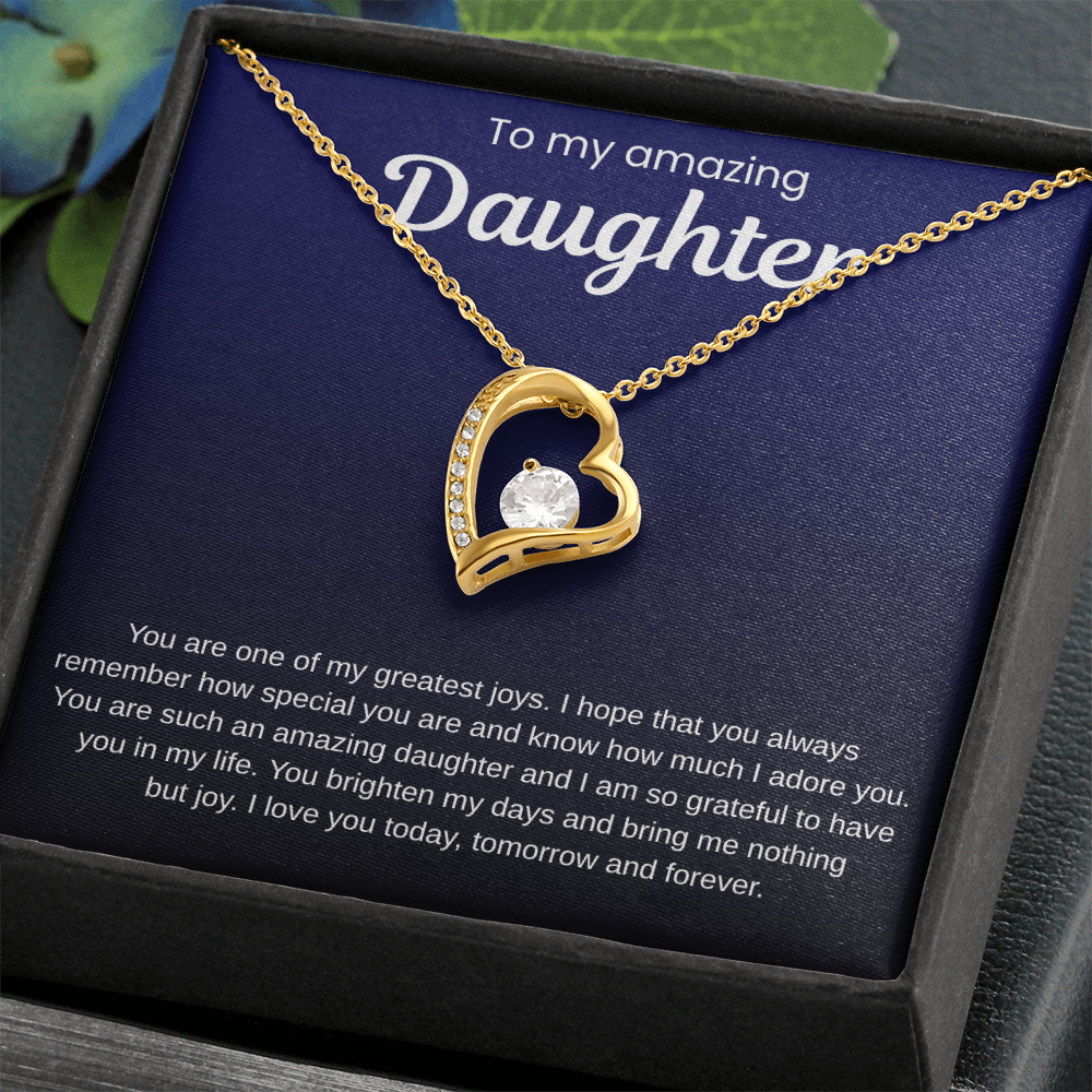 Amazing Daughter  Gift Necklace