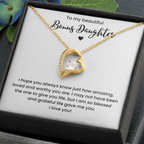 Bonus Daughter Necklace Gifts