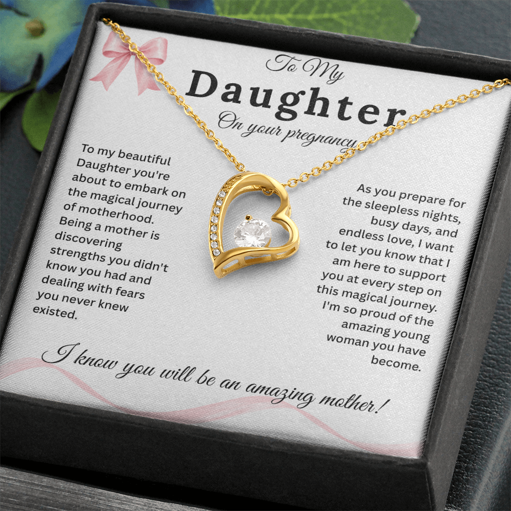 Daughter Pregnancy Gift Necklace