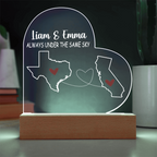 Personalized Acrylic Heart Plaque Gift