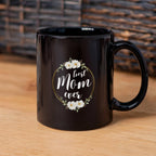 Best Mom Floral Coffee Mug for Her
