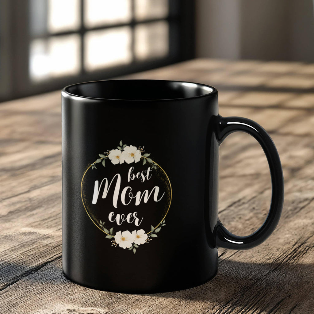 Best Mom Floral Coffee Mug for Her