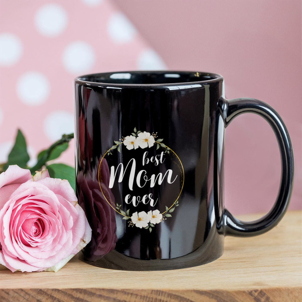 Best Mom Floral Coffee Mug for Her